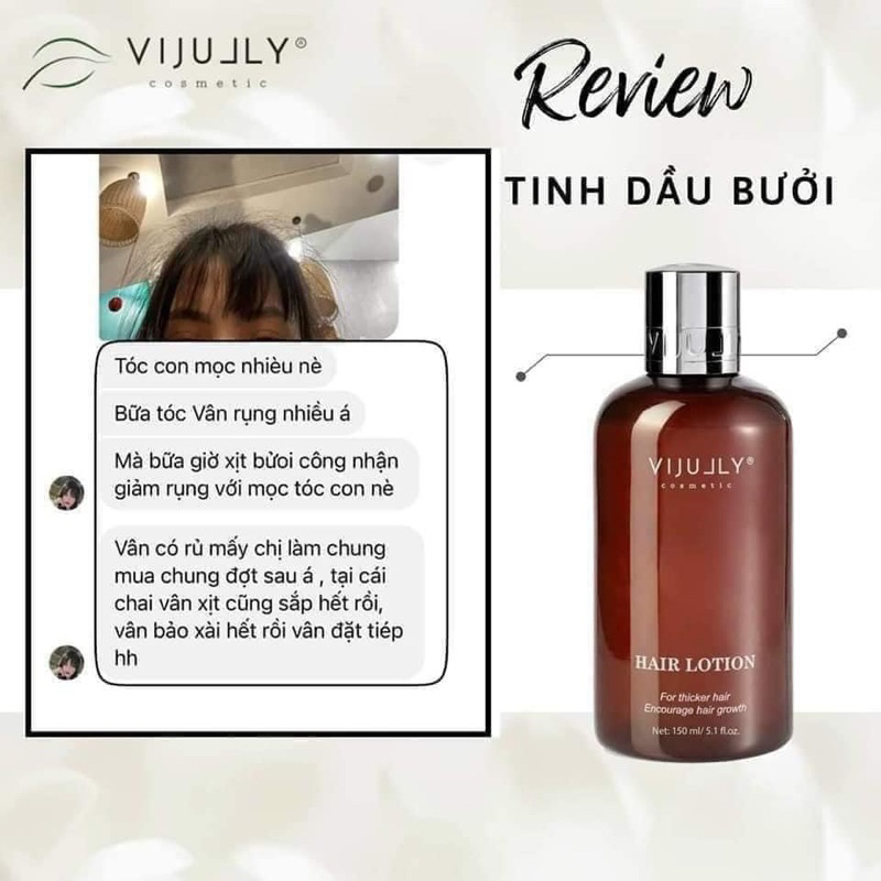 Tinh Dầu Bưởi Vi Jully BẢN MỚI