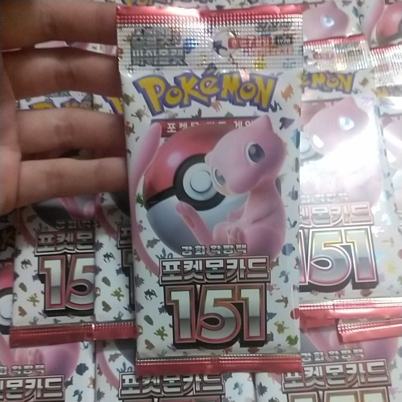 01 Pack bài lẻ Pokemon chính hãng Hàn quốc- Sv2a Pokemon 151