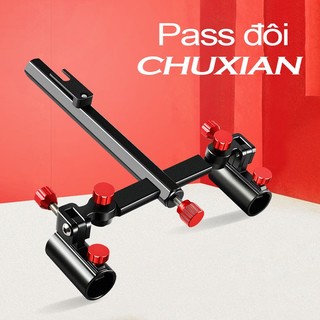 Pass chống cần đôi CHIXUAN đa năng xoay 360 gắn thùng câu đài cao cấp