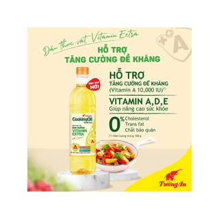 Dầu ăn Tường An Cooking Oil Nutri Plus chai 1 lít