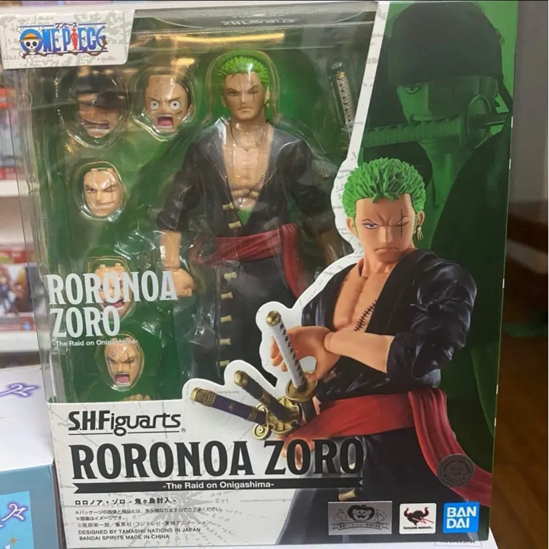 Mô Hình Chính Hãng SHFiguarts: Roronoa Zoro - The Raid on Onigashima - One Piece SHF
