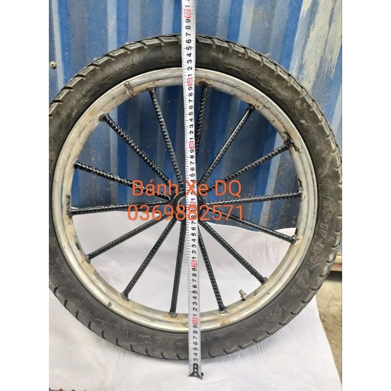 Bộ Bánh Xe Kèm Trục Cho Xe Cải Tiến, Xe Kéo, Xe Tự Chế