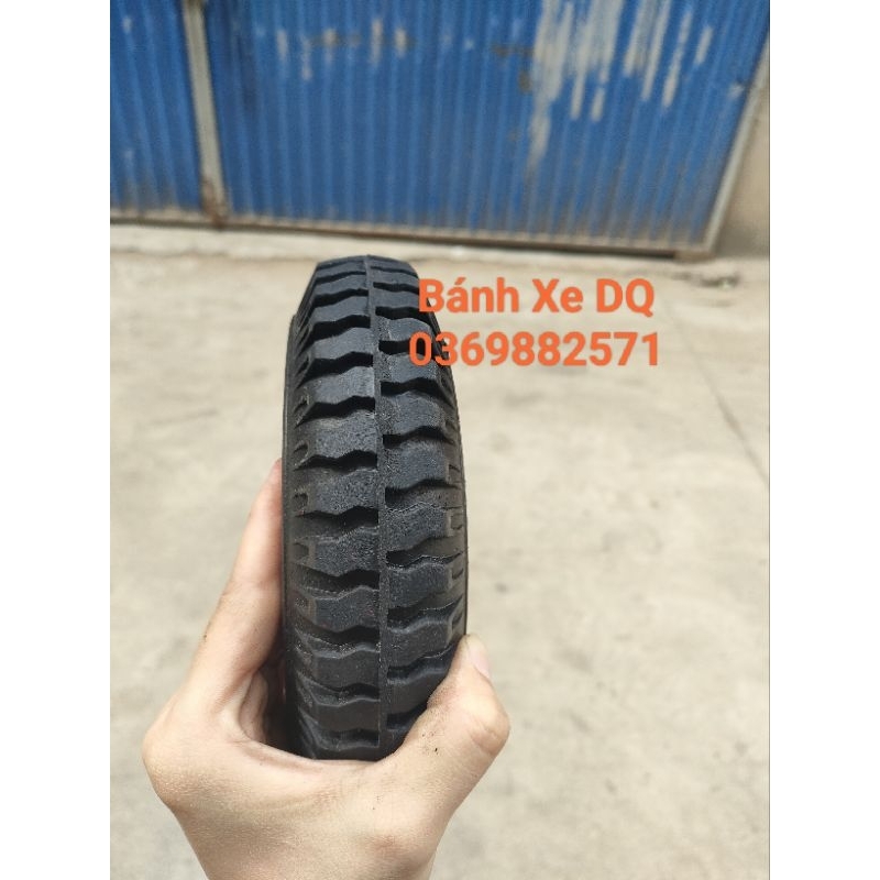 Bánh xe đẩy cao su mâm đỏ đường kính 20cm