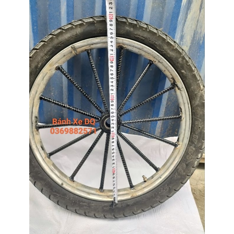 Bộ Bánh Xe Kèm Trục Cho Xe Cải Tiến, Xe Kéo, Xe Tự Chế