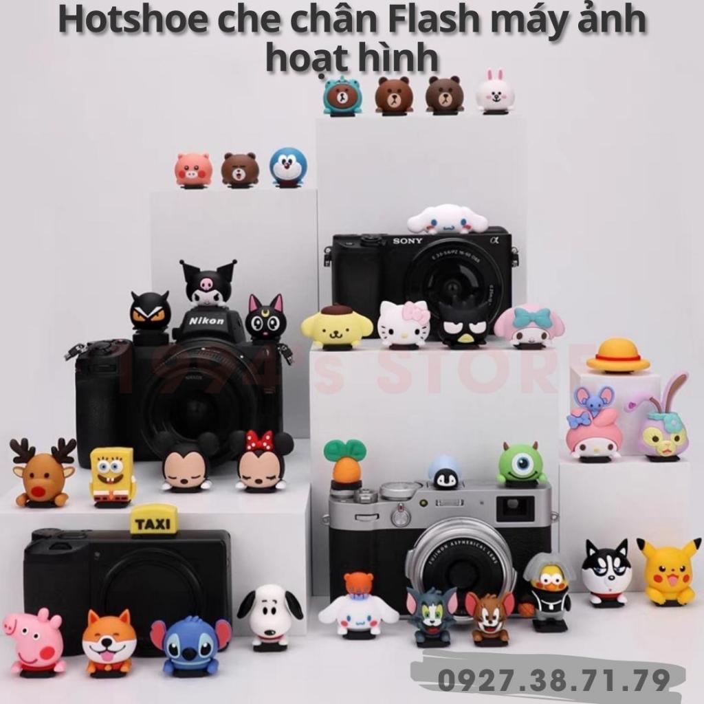 FREESHIP Hotshoe Cute hoạt hình - Nắp bảo vệ che chân đèn Flash siêu xinh siêu độc - Hotshoe cao su dễ thương - Kute