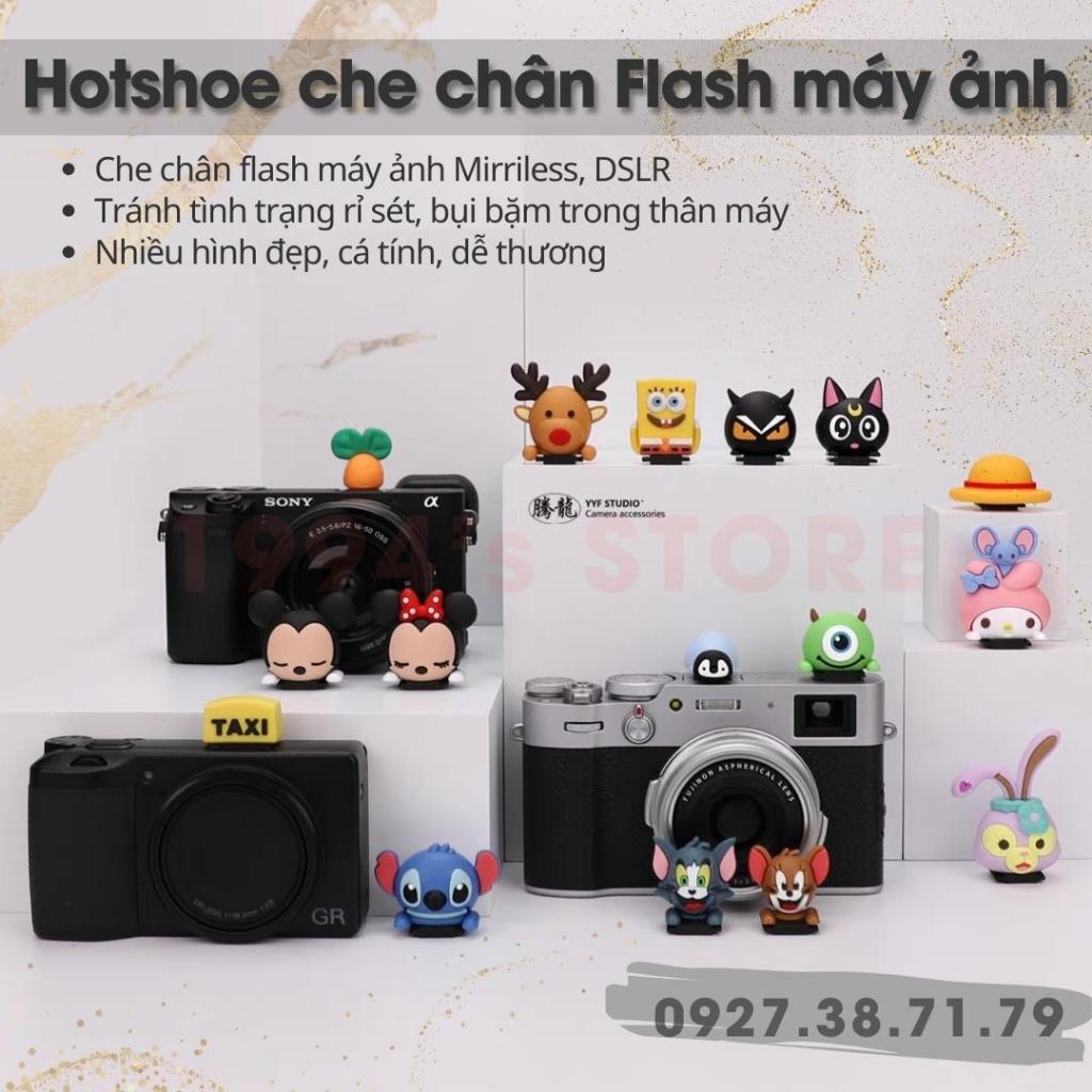 FREESHIP Hotshoe Cute hoạt hình - Nắp bảo vệ che chân đèn Flash siêu xinh siêu độc - Hotshoe cao su dễ thương - Kute