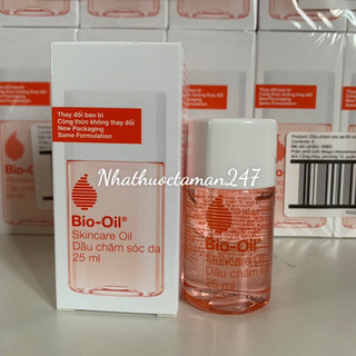 Dầu Bio Oil hỗ trợ giảm rạn da, mờ sẹo, đều màu da - chai 25ml - nhathuoctaman247