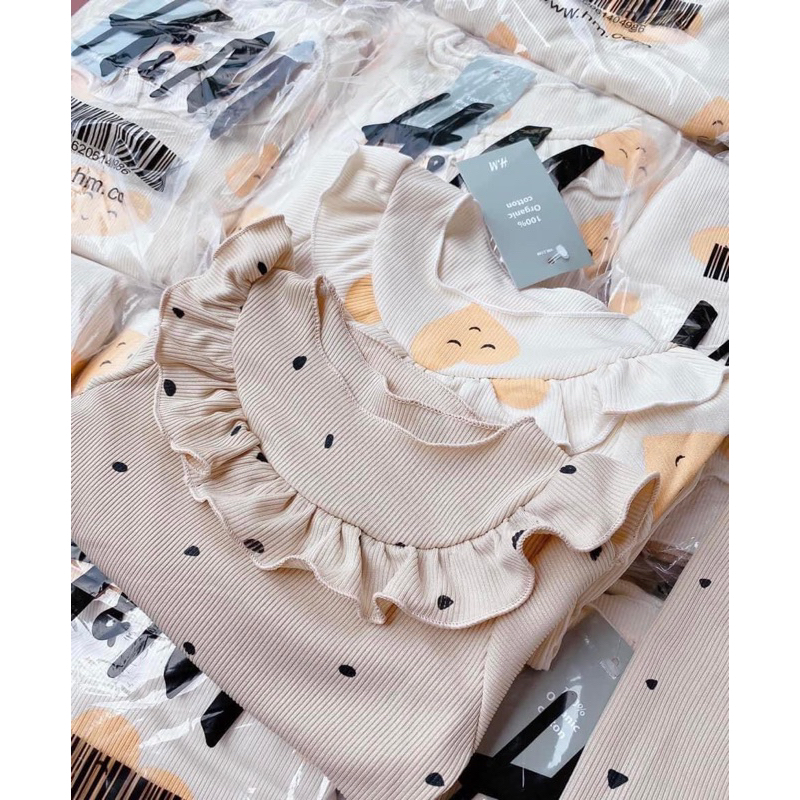 SET 2 BỘ BÉ GÁI GAM MÀU PASTE NÂU CAM