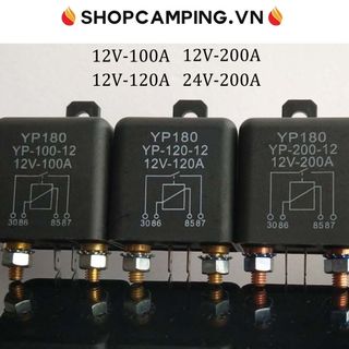 Relay,rờ le,rơ le 12v 24v 100A-120A-200A - Camping VietNam