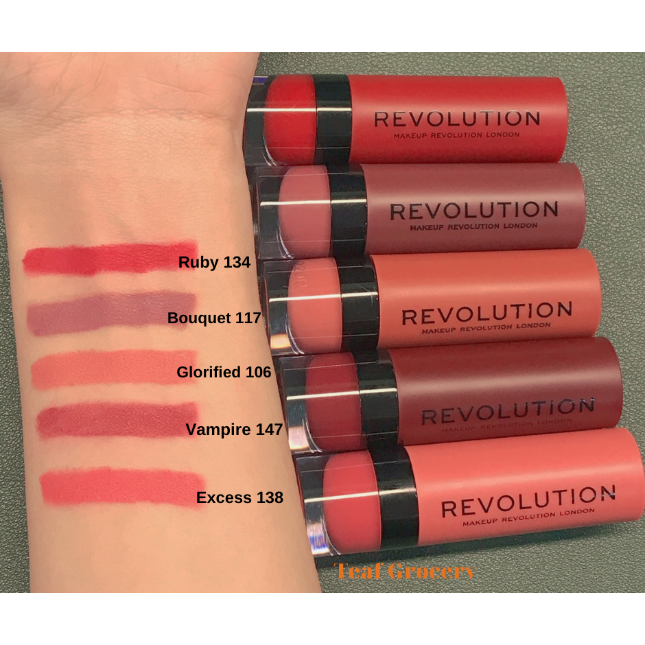 Son thỏi lì Makeup Revolution London - 3.5 ml