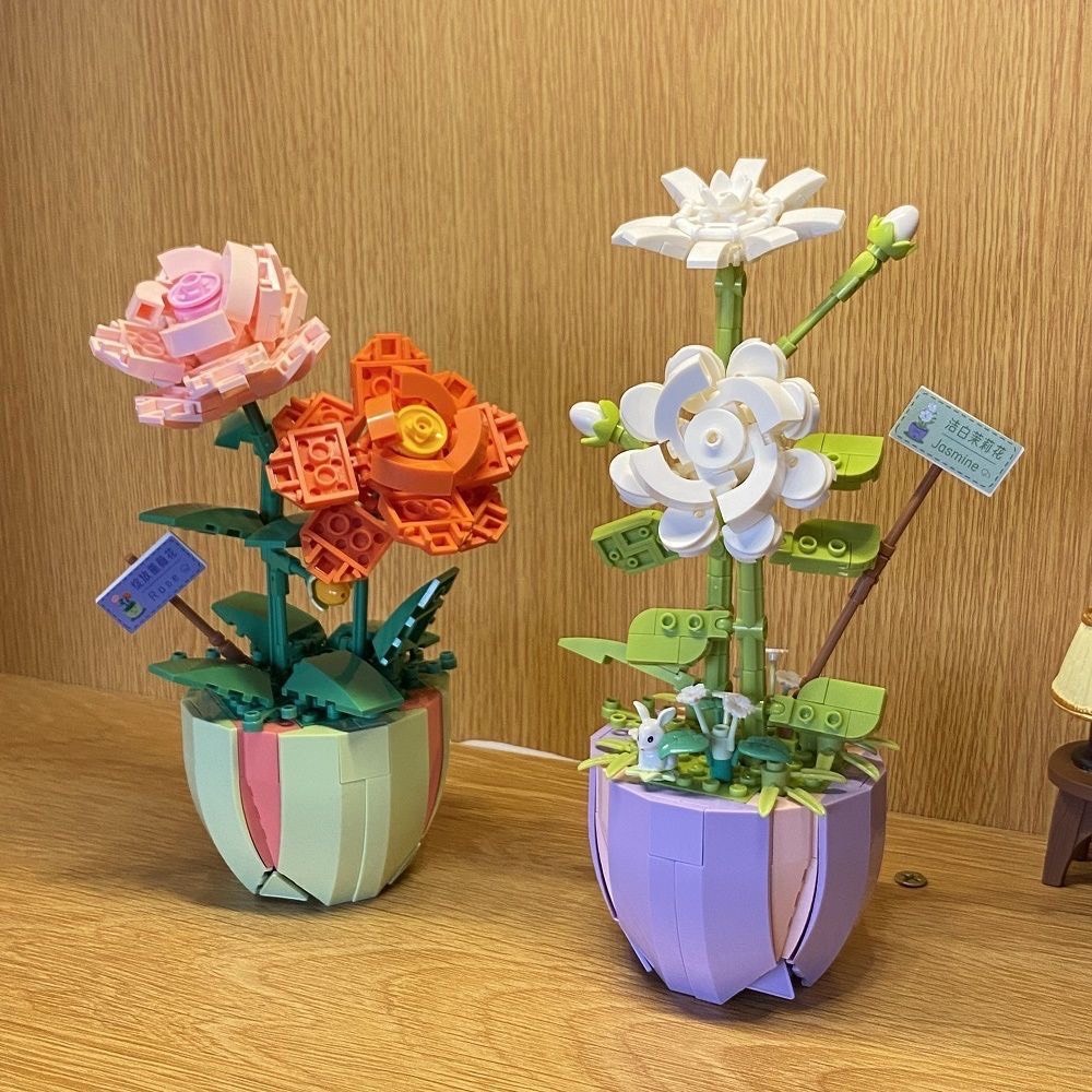 Bộ lắp ráp mô hình chậu cây sáng tạo