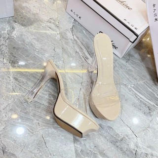 Giày cao gót trong nữ cao 12cm