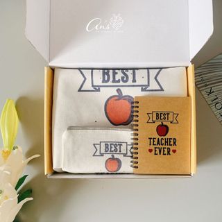 Quà 20/11 - combo 3 món túi ví - sổ tay - set quà tặng cô giáo