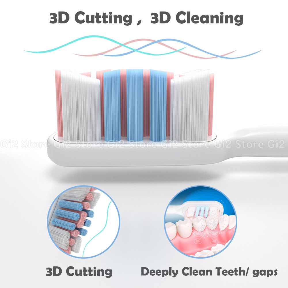 Đầu bàn chải dùng để thay thế Xiaomi Mijia T300, T500, T700, T100 dùng cho răng thường và răng nhạy cảm