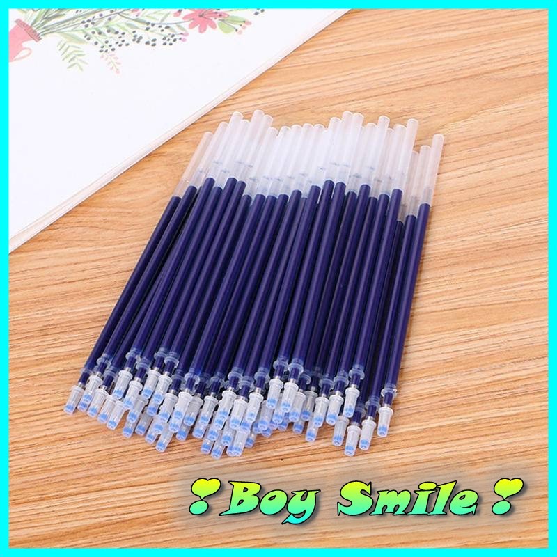 Combo 10 Ruột bút gel, ngòi bút gel 0.5mm 13cm lắp vừa các loại bút gel nắp cài Resun, Muji, Deli, chữ A...