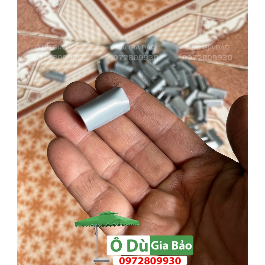 10 Chiếc-Kẹp sâu Ô Dù bằng sắt dùng cho ô dù chính tâm tròn các loại