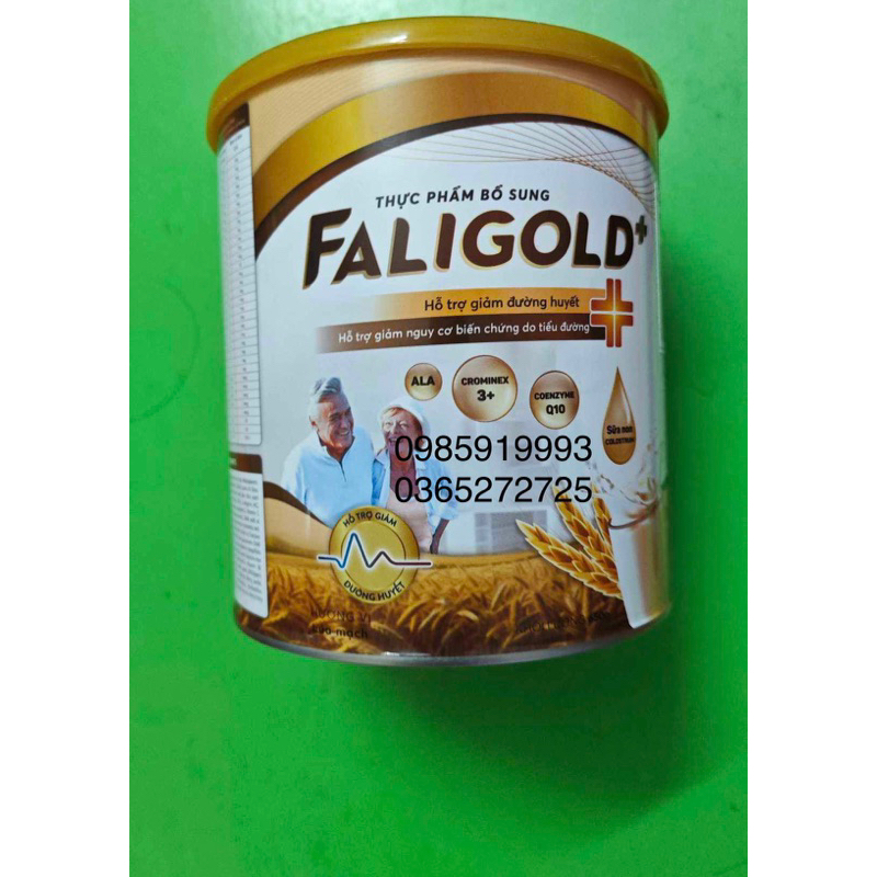 Combo 2 lon sữa dinh dưỡng dành cho người tiểu đường FaLiGold 650gram