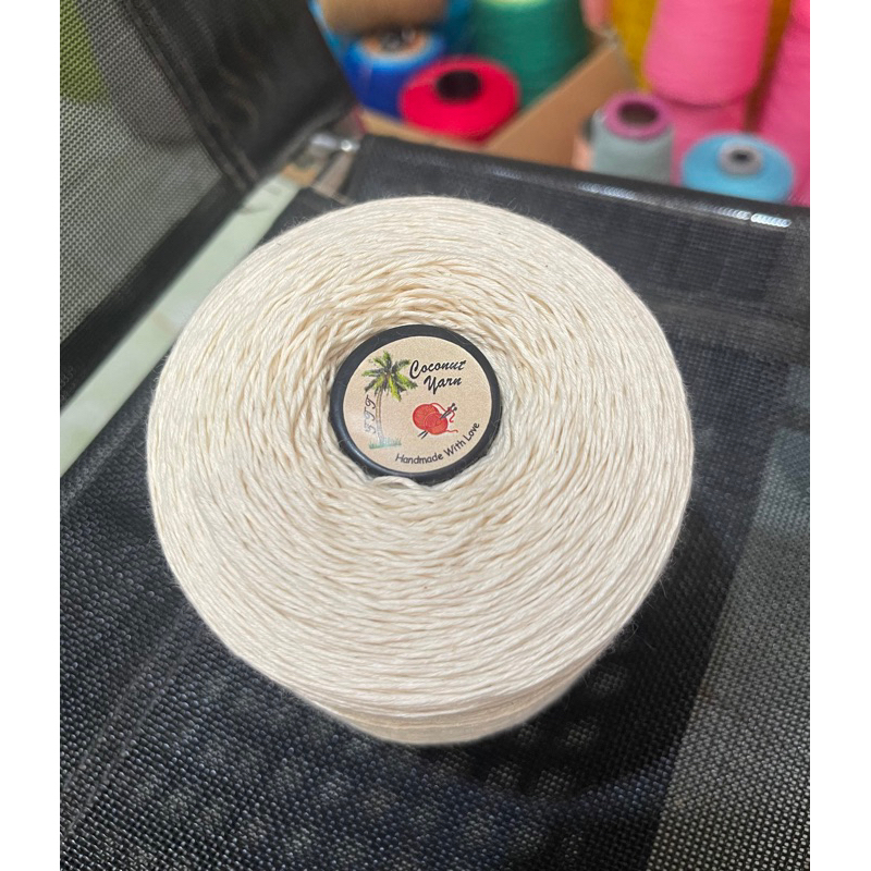 Coconut cotton _ màu kem ngà 25k/100gr siêu nhẹ mát