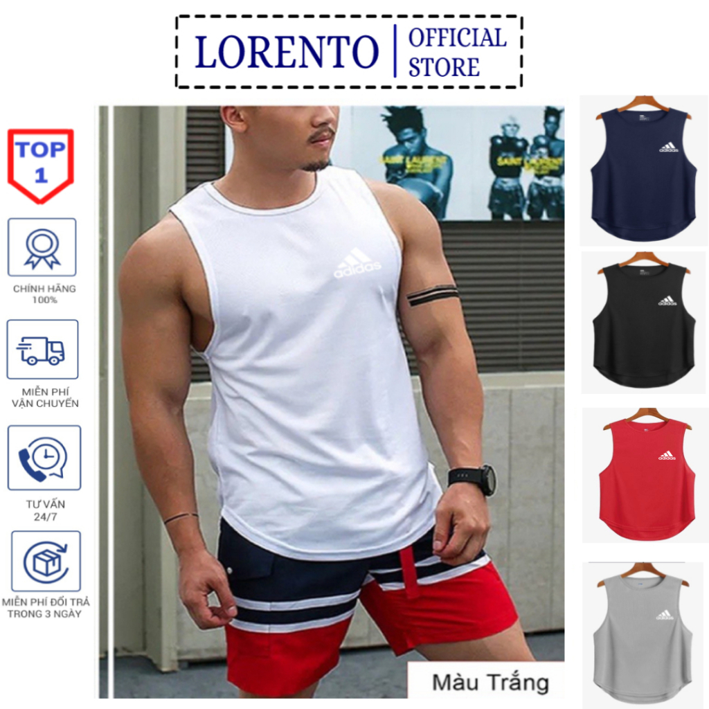 Áo Ba Lỗ Nam, Áo Tank Top Nam, Áo Thun Nam A.D.I.D.A.S