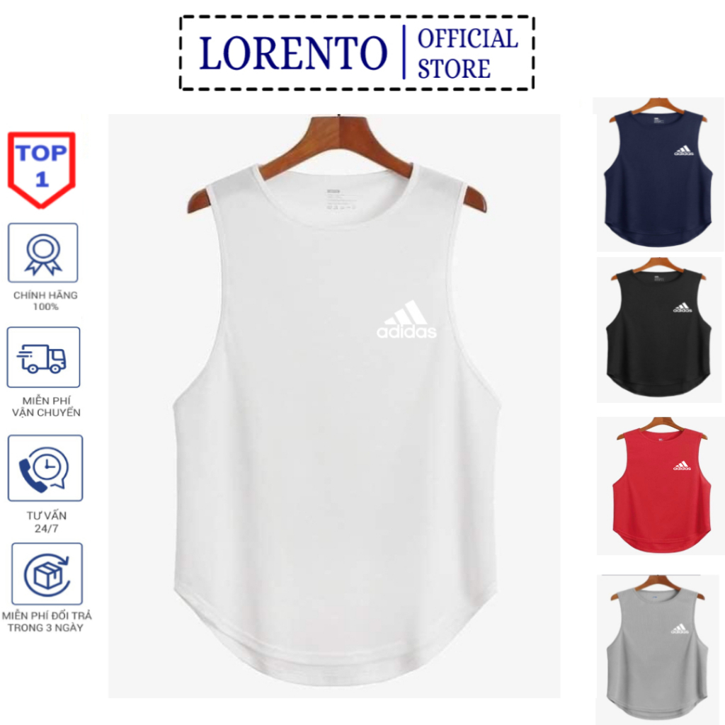 Áo Ba Lỗ Nam, Áo Tank Top Nam, Áo Thun Nam A.D.I.D.A.S