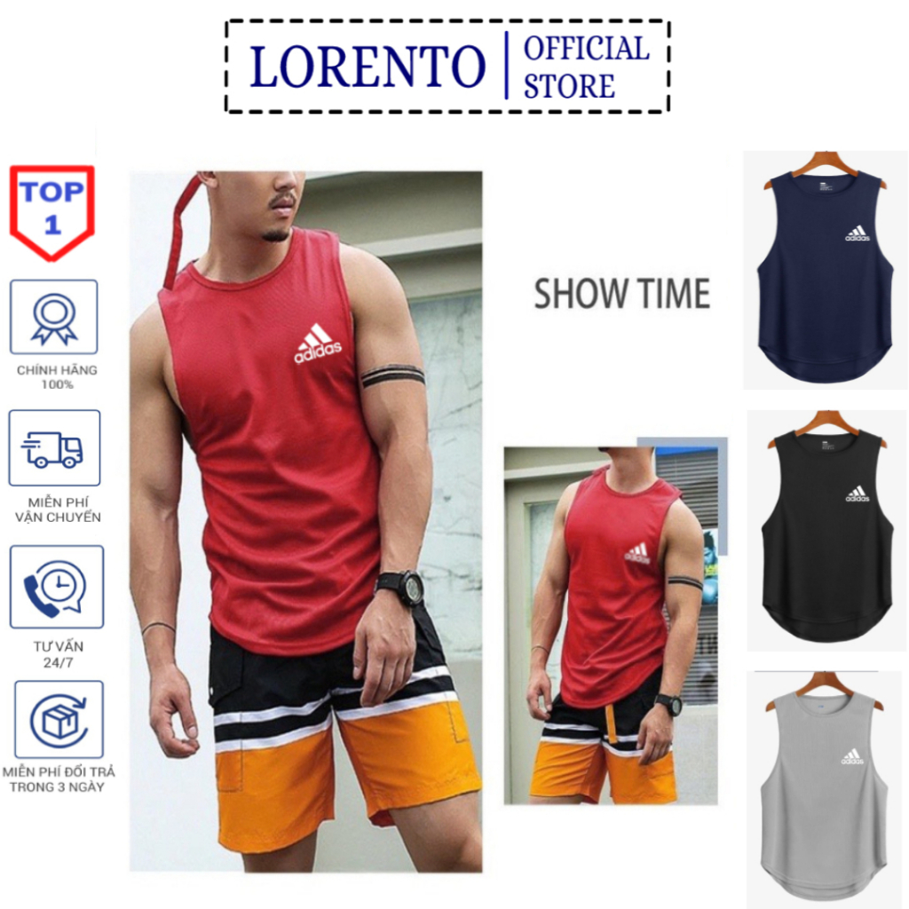 Áo Ba Lỗ Nam, Áo Tank Top Nam, Áo Thun Nam A.D.I.D.A.S