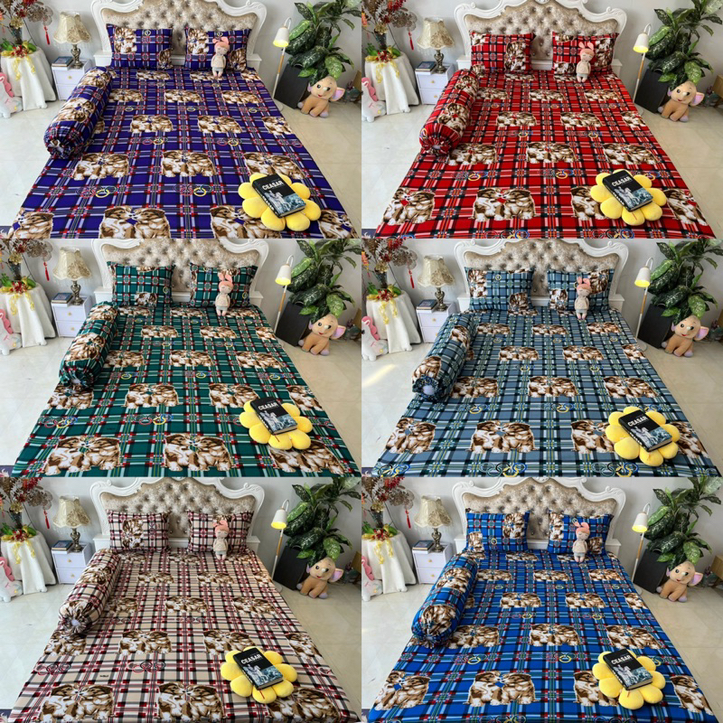 Bộ drap thun hàn quốc 4 món mát mịn