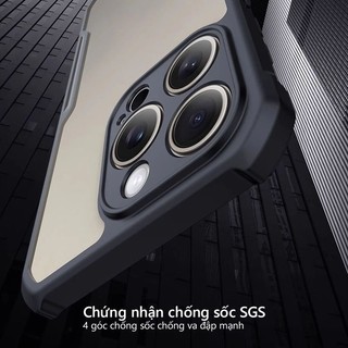 Ốp lưng xundd cho iphone 15 pro max,15 pro,15 plus,15 lưng trong viền chống sốc