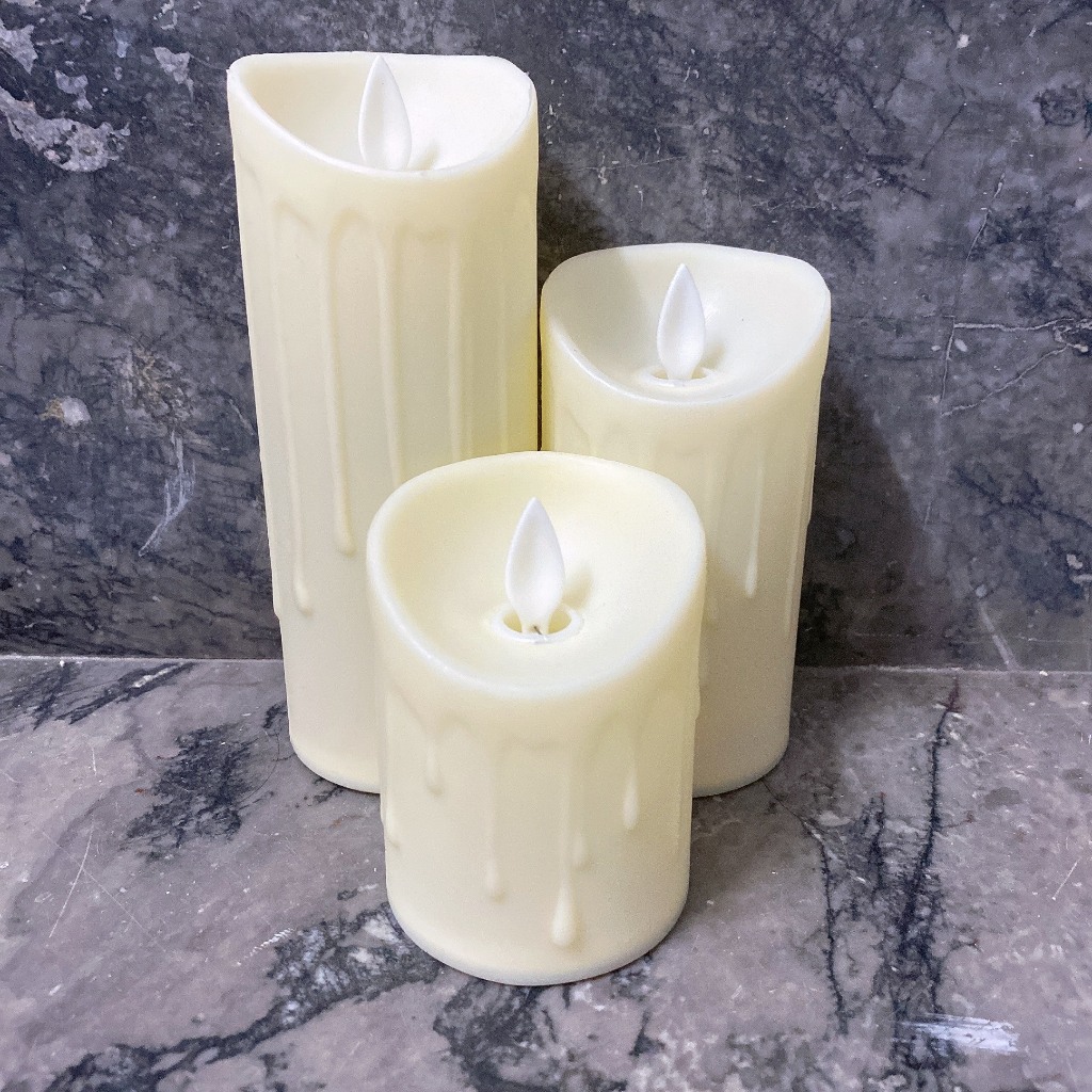 Nến điện tử pin AA dùng decor trang trí bàn tiệc cưới hỏi, sự kiện, sinh nhật công ty