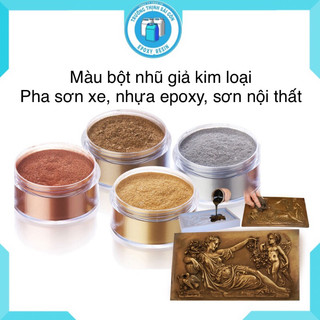 Màu nhũ giả kim loại pha keo epoxy resin - trường thịnh sài gòn