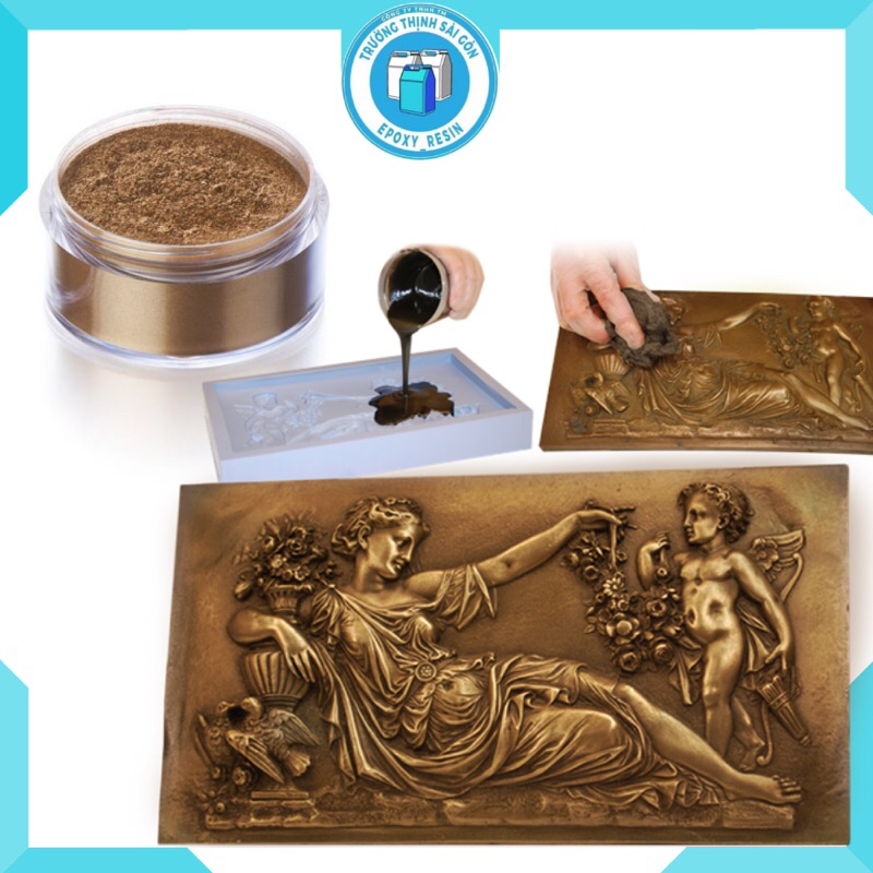 Màu Nhũ Giả Kim Loại Pha Keo Epoxy Resin - Trường Thịnh Sài Gòn