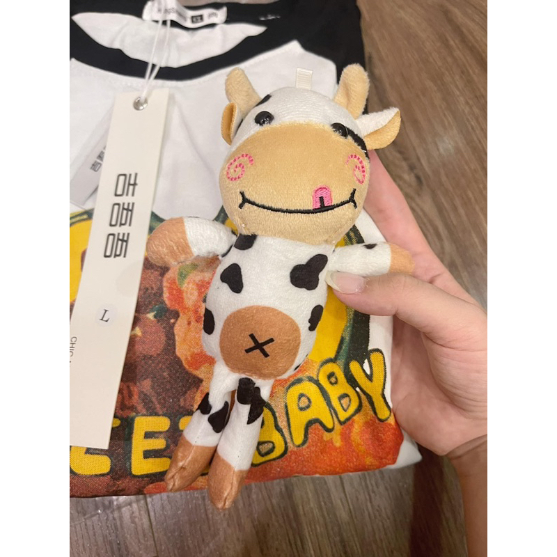 SET ÁO THUN BÒ SỮA + QUẦN KẺ CARO