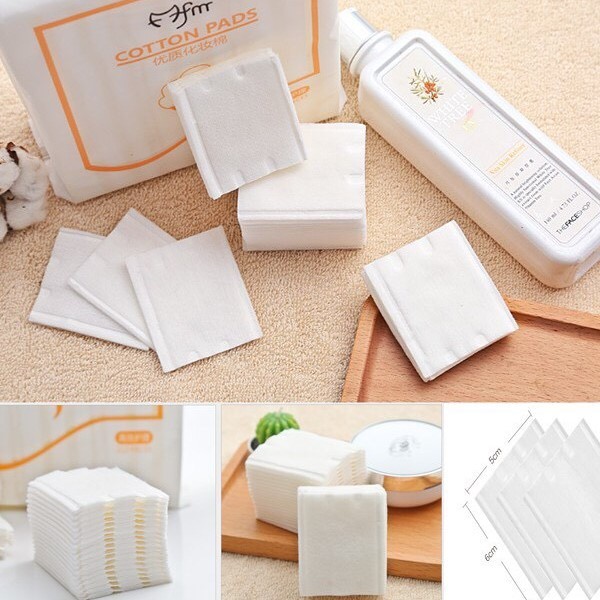 Bông tẩy trang 3 lớp Cotton Pads Túi 222 miếng