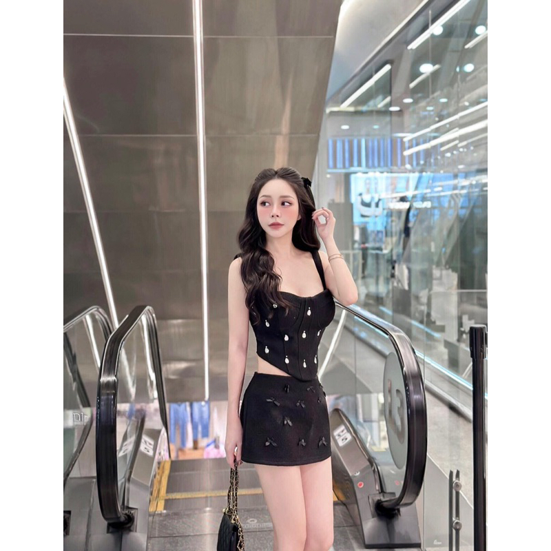 👚 SET ÁO BỐ NƠ + CHÂN VÁY