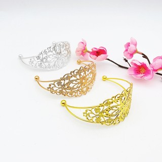 Vòng làm kim quan cài búi tóc 70mm nguyên liệu làm trâm làm trang sức cổ trang cosplay cổ phục có màu KC