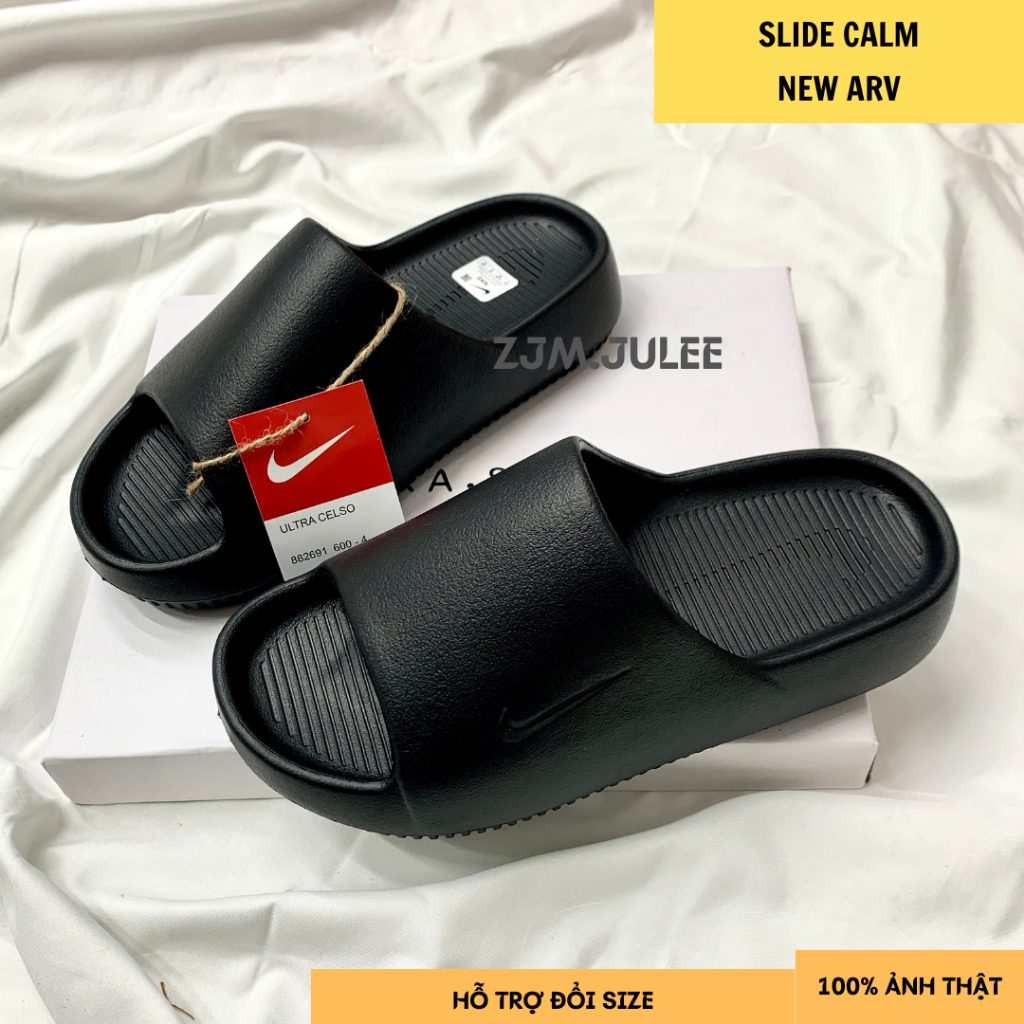 Dép nam nữ Slide calm đúc 2023 siêu cấp êm chân đế độn nam nữ