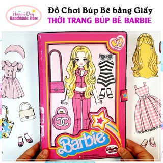 Đồ chơi búp bê giấy - thời trang của búp bê barbie - tủ quần áo búp bê barbie - đồ chơi búp bê giấy - set tự làm