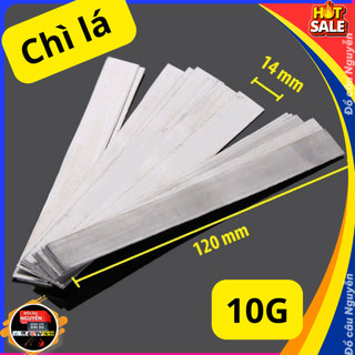 Chì lá câu cá , chì câu đài, chì lá 12cm 11g