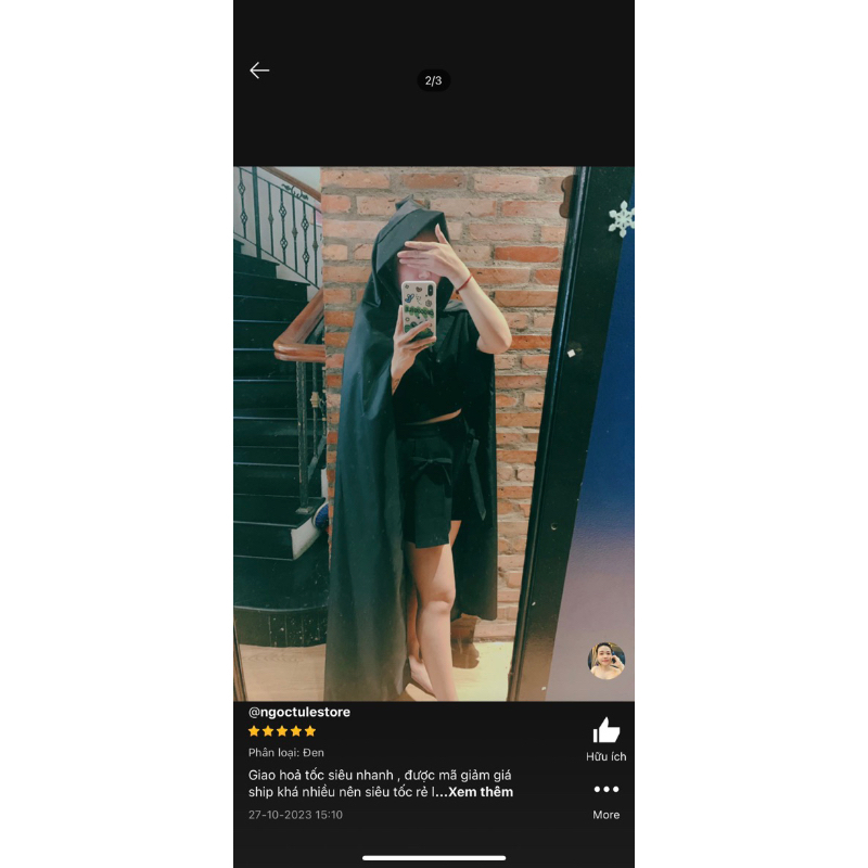 Áo Choàng Phù Thuỷ Hoá Trang Halloween