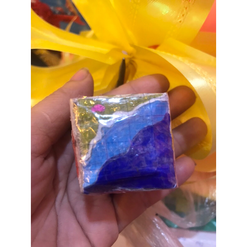 Squishy giấy tự làm siêu kute pho mai que