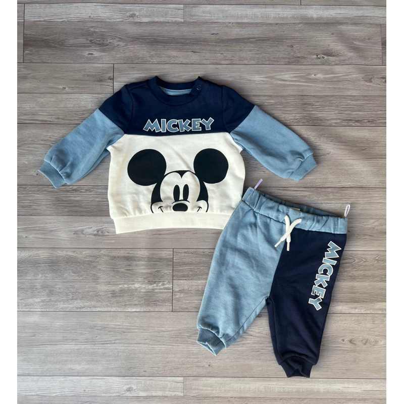 Bộ Mickey Xanh Cho Bé