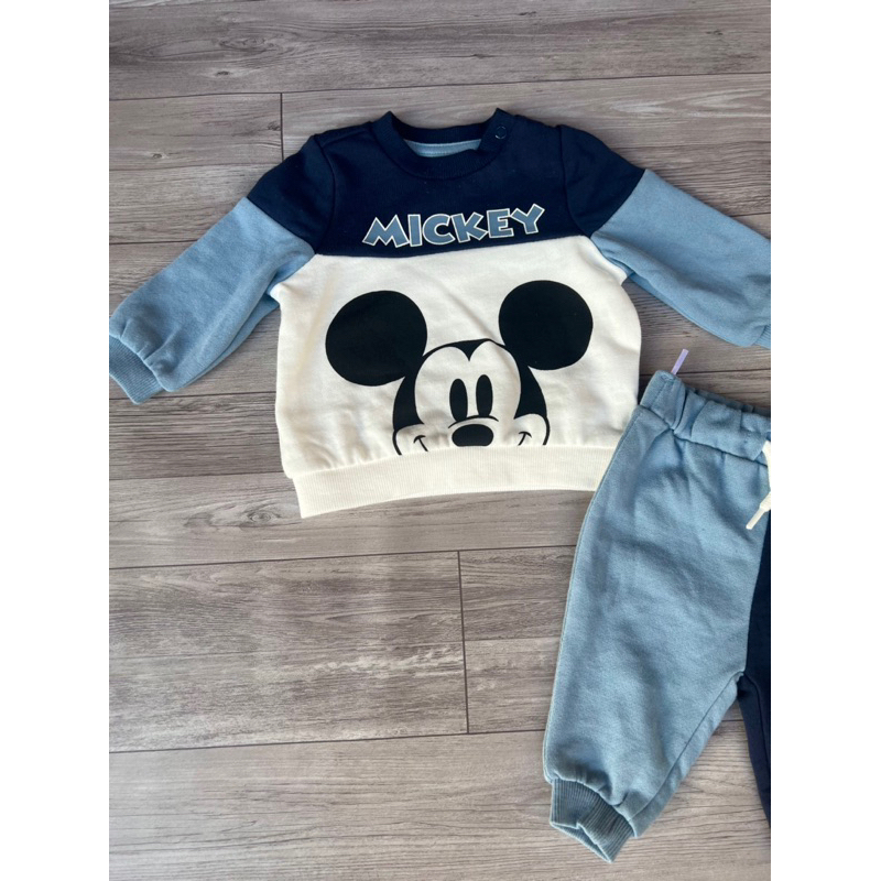 Bộ Mickey Xanh Cho Bé