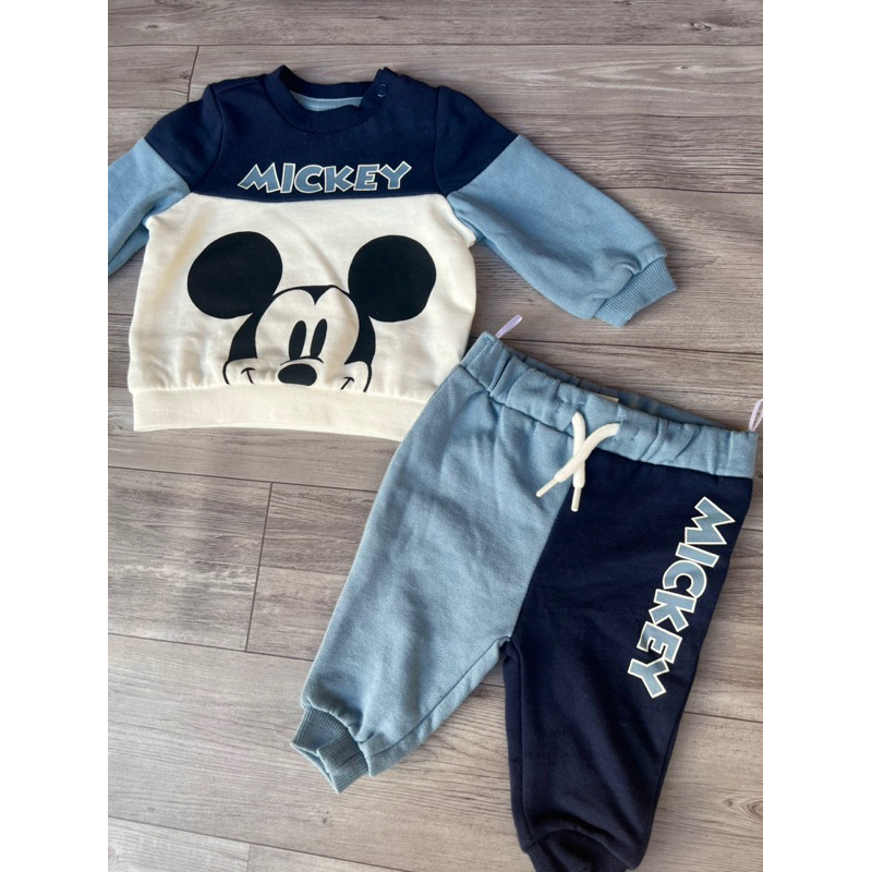 Bộ Mickey Xanh Cho Bé