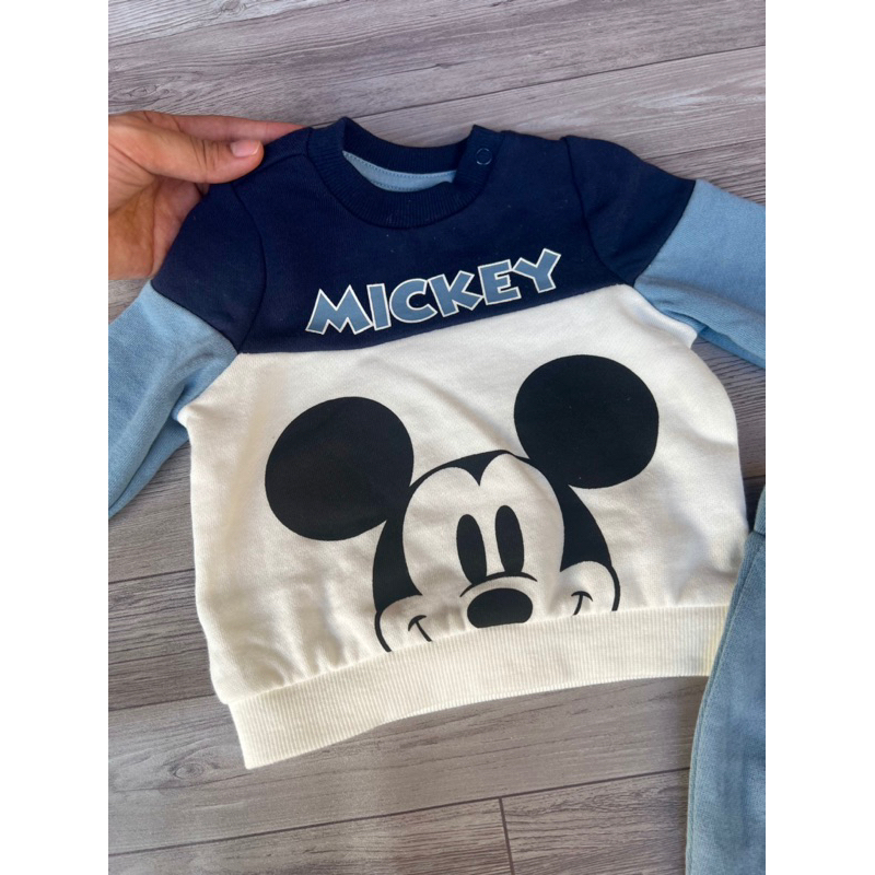 Bộ Mickey Xanh Cho Bé
