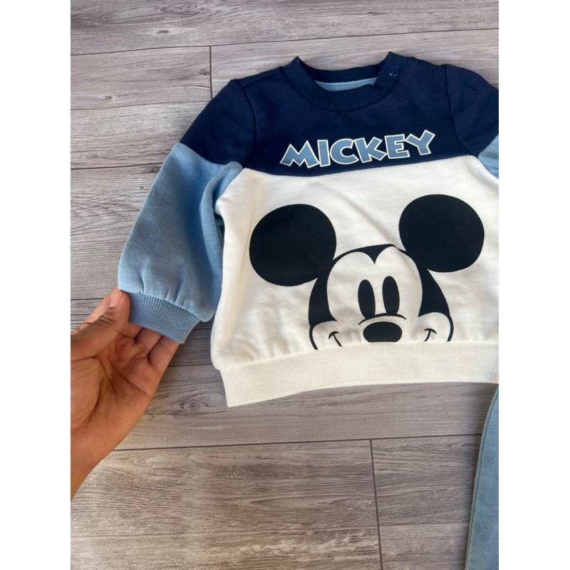 Bộ Mickey Xanh Cho Bé