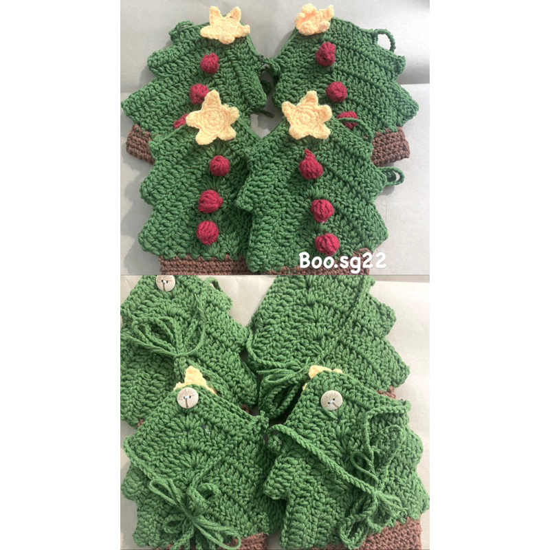 |Ảnh thật| Túi len cây thông Noel