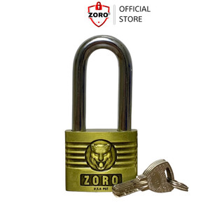 Ổ khóa ZORO 6 phân đầu cọp càng dài - khóa cửa càng dài chống gỉ chống cắt bền bỉ cao cấp
