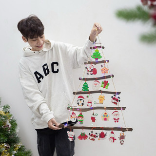 Set Cây Thông Noel Treo Tường Trang Trí Giáng Sinh Độc Đáo