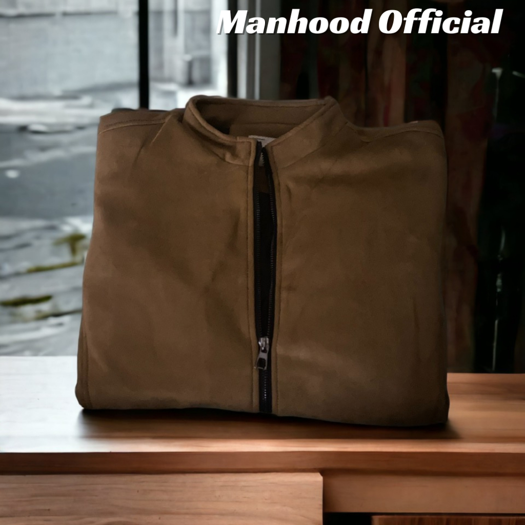 Áo khoác da lộn nam, áo da lộn bambo cao cấp đẹp thời trang