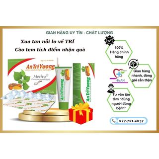 An trĩ vương hỗ trợ cải thiện táo bón, bệnh trĩ hộp 30 viên