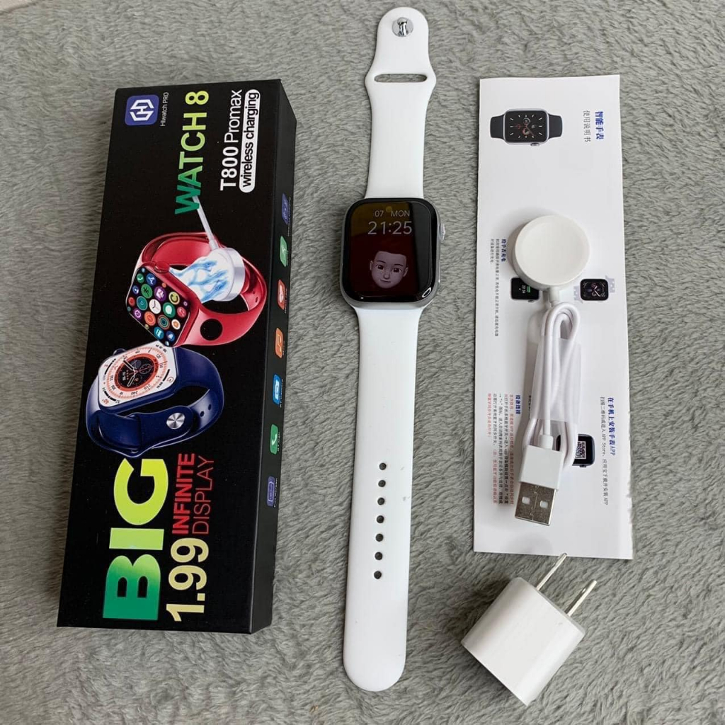 Đồng Hồ Thông Minh T800 Promax  Nghe Gọi Kết Nối Điện Thoại Nhận Thông Báo
